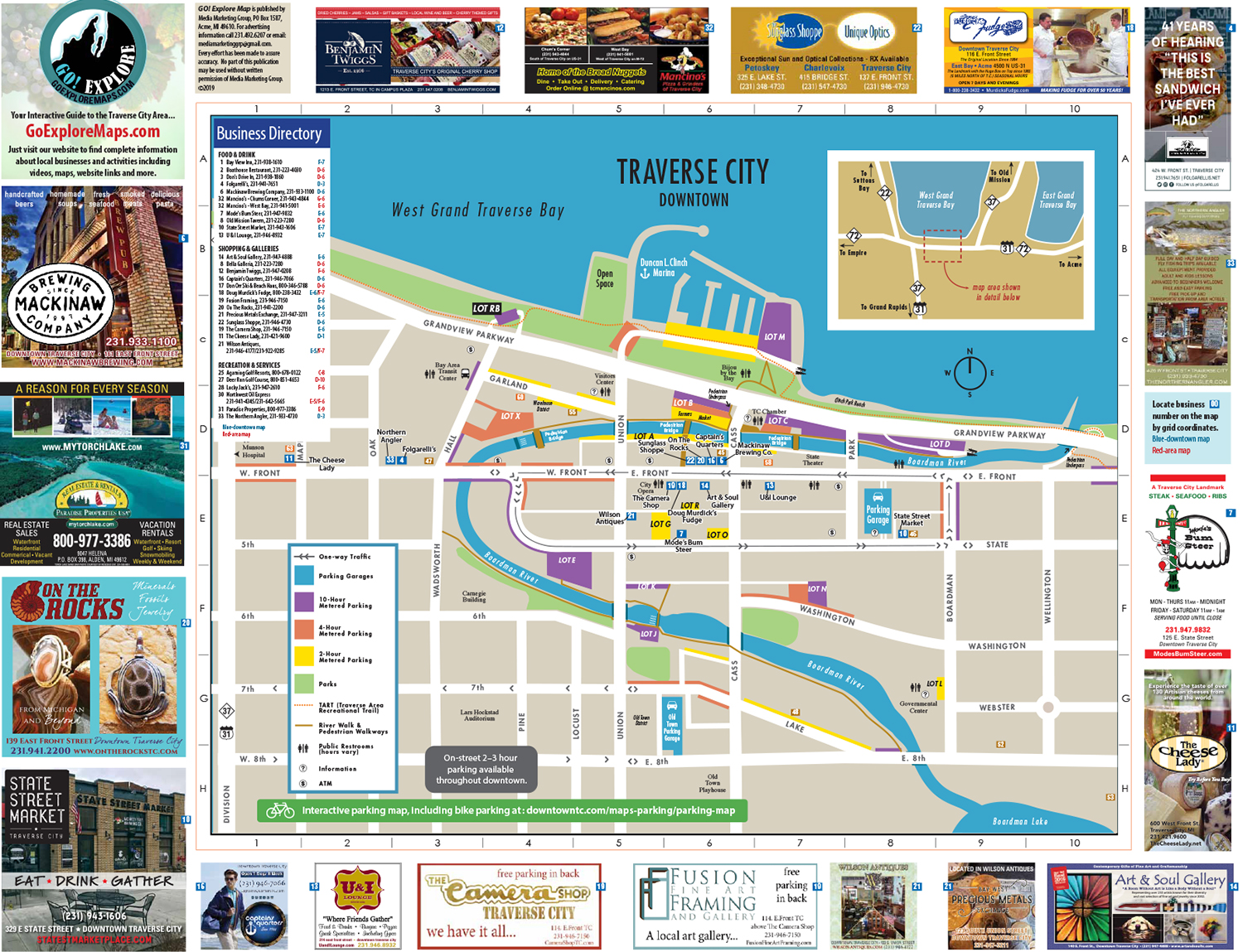 Grand Traverse Area Map Life Up North